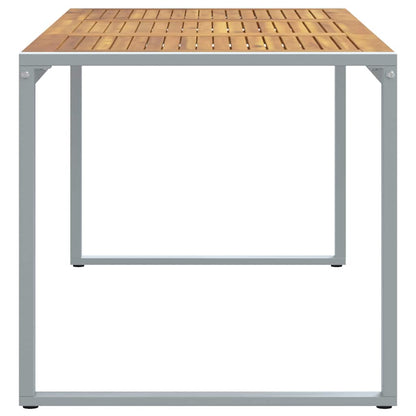 Garten-Eßtisch Grau 180 x 90 x 75 cm