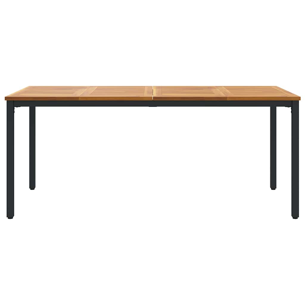 Gartentische Natur und Schwarz 180 x 90 x 75 cm