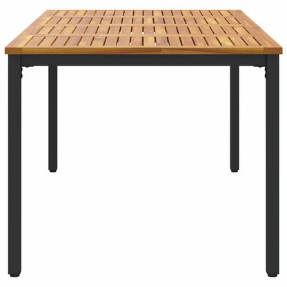 Gartentische Natur und Schwarz 180 x 90 x 75 cm