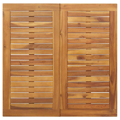 Gartentische Natürlich und grau 90 x 90 x 75 cm