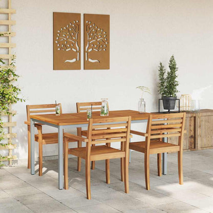 Gartentische Natürlich und grau 150 x 90 x 75 cm