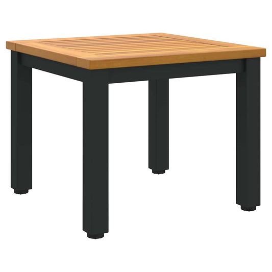 Gartentische Natur und Schwarz 45 x 45 x 38 cm