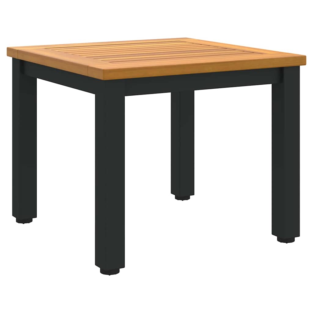 Gartentische Natur und Schwarz 45 x 45 x 38 cm