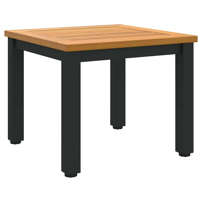 Gartentische Natur und Schwarz 45 x 45 x 38 cm