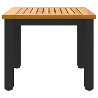 Gartentische Natur und Schwarz 45 x 45 x 38 cm