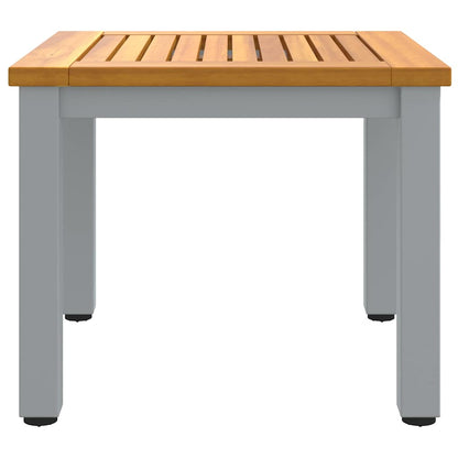 Gartentische Natur und Grau 45 x 45 x 38 cm Akazie Massivholz