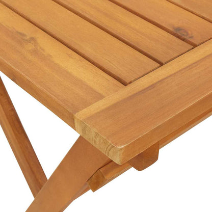 Gartentisch Falten Braun 90 x 55 x 75 cm Massivholz Akazie