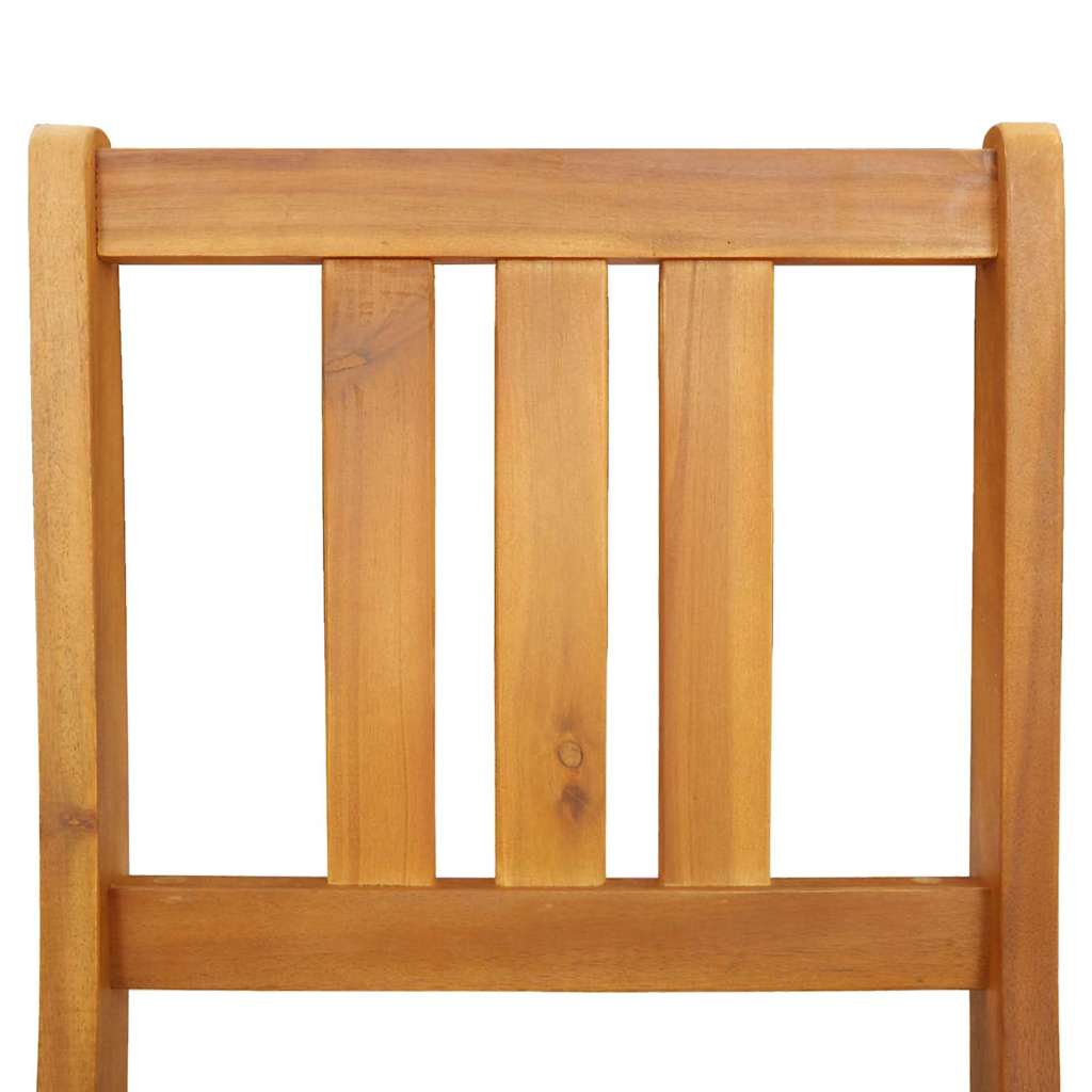 Gartenstuhl 2 pcs Braun 36 x 46 x 86cm Massivholz Akazie