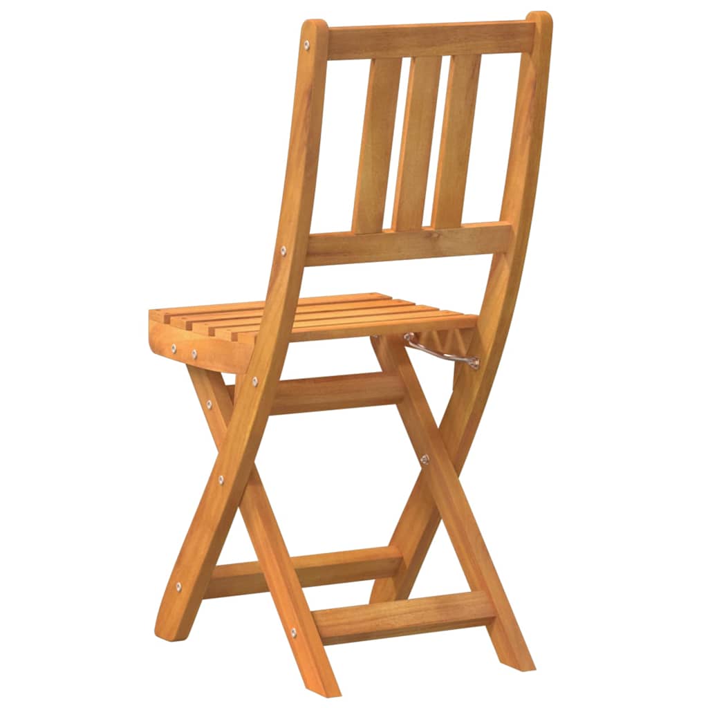 Gartenstuhl 2 pcs Braun 36 x 46 x 86cm Massivholz Akazie