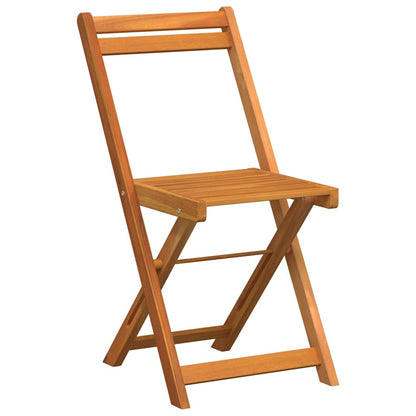 Garten Bistro Set mit Kissen 3 pcs Braun Massivholz Akazie