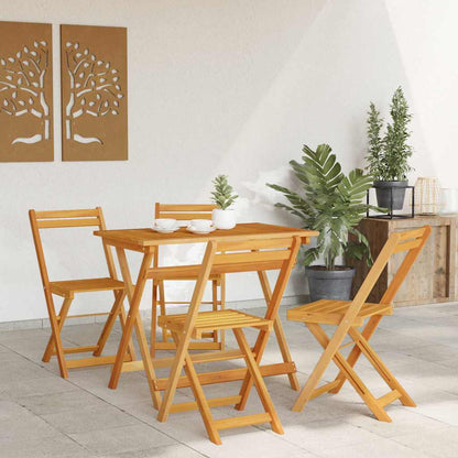 Bistrogarnitur 5 pcs Braun Akazie Massivholz