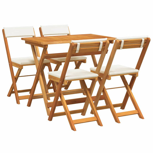 Bistrogarnitur 5 pcs Braun Akazie Massivholz
