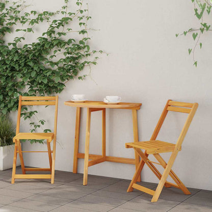 Bistrogarnitur 3 pcs Braun Akazie Massivholz