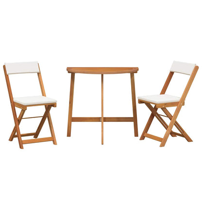 Bistrogarnitur 3 pcs Braun Akazie Massivholz