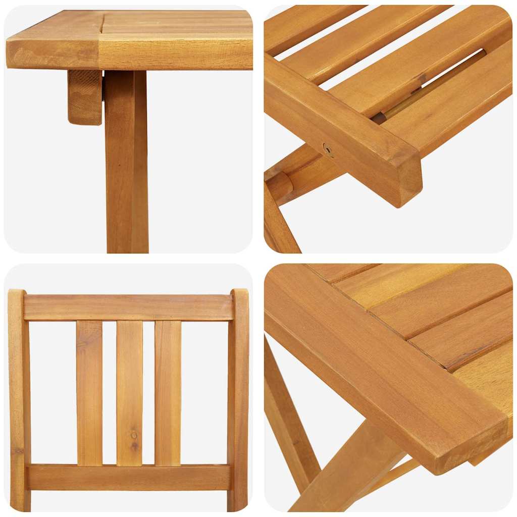 Bistrogarnitur 3 pcs Braun Akazie Massivholz