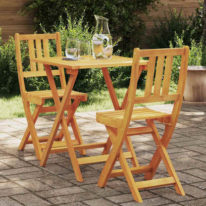 Bistrogarnitur 3 pcs Braun Akazie Massivholz