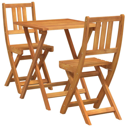 Bistrogarnitur 3 pcs Braun Akazie Massivholz