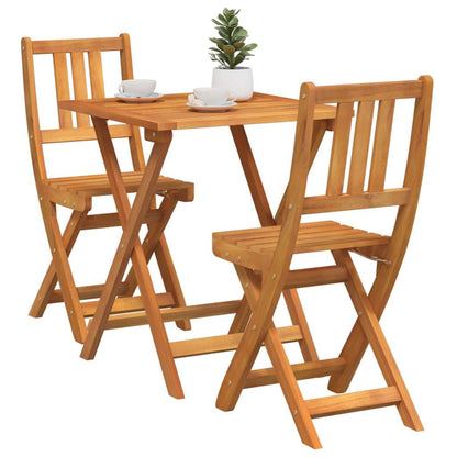 Bistrogarnitur 3 pcs Braun Akazie Massivholz