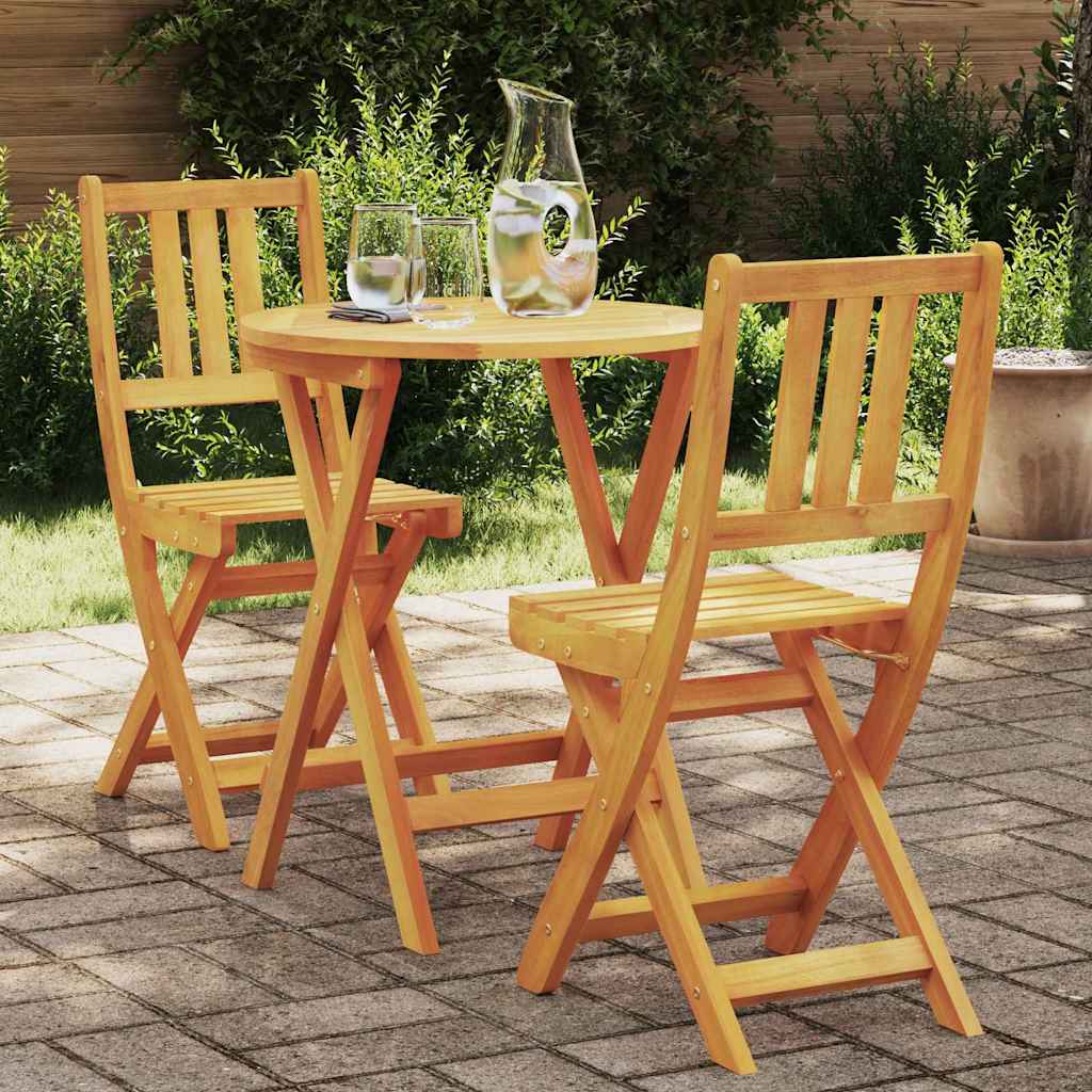 Bistrogarnitur 3 pcs Braun Akazie Massivholz