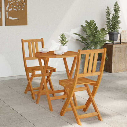 Bistrogarnitur 3 pcs Braun Akazie Massivholz