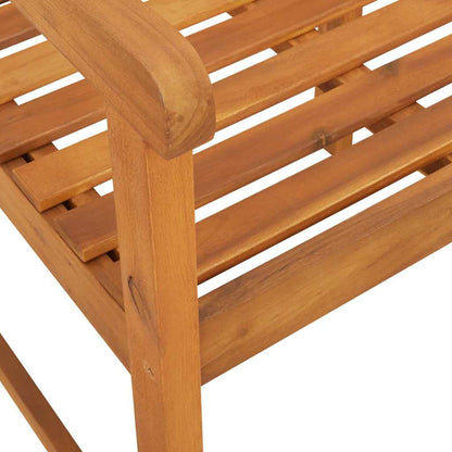 Gartenstuhl 2 pcs Braun 56 x 56 x 90cm Massivholz Akazie