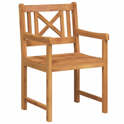 Gartenstuhl 2 pcs Braun 56 x 56 x 90cm Massivholz Akazie