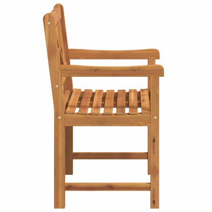 Gartenstuhl 2 pcs Braun 56 x 56 x 90cm Massivholz Akazie