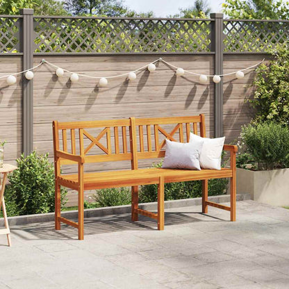 Gartenbank Braun 150 x 56 x 90 cm Massivholz Akazie