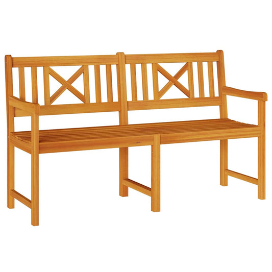 Gartenbank Braun 150 x 56 x 90 cm Massivholz Akazie