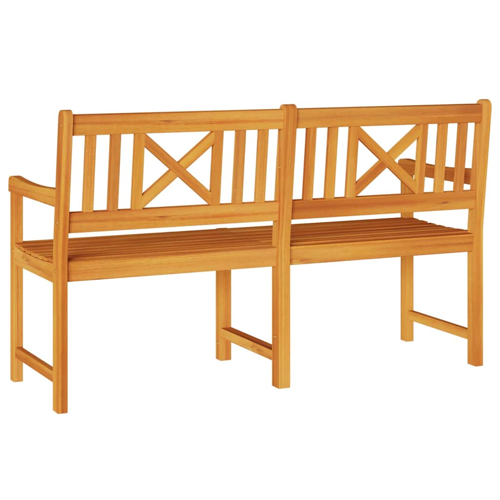 Gartenbank Braun 150 x 56 x 90 cm Massivholz Akazie