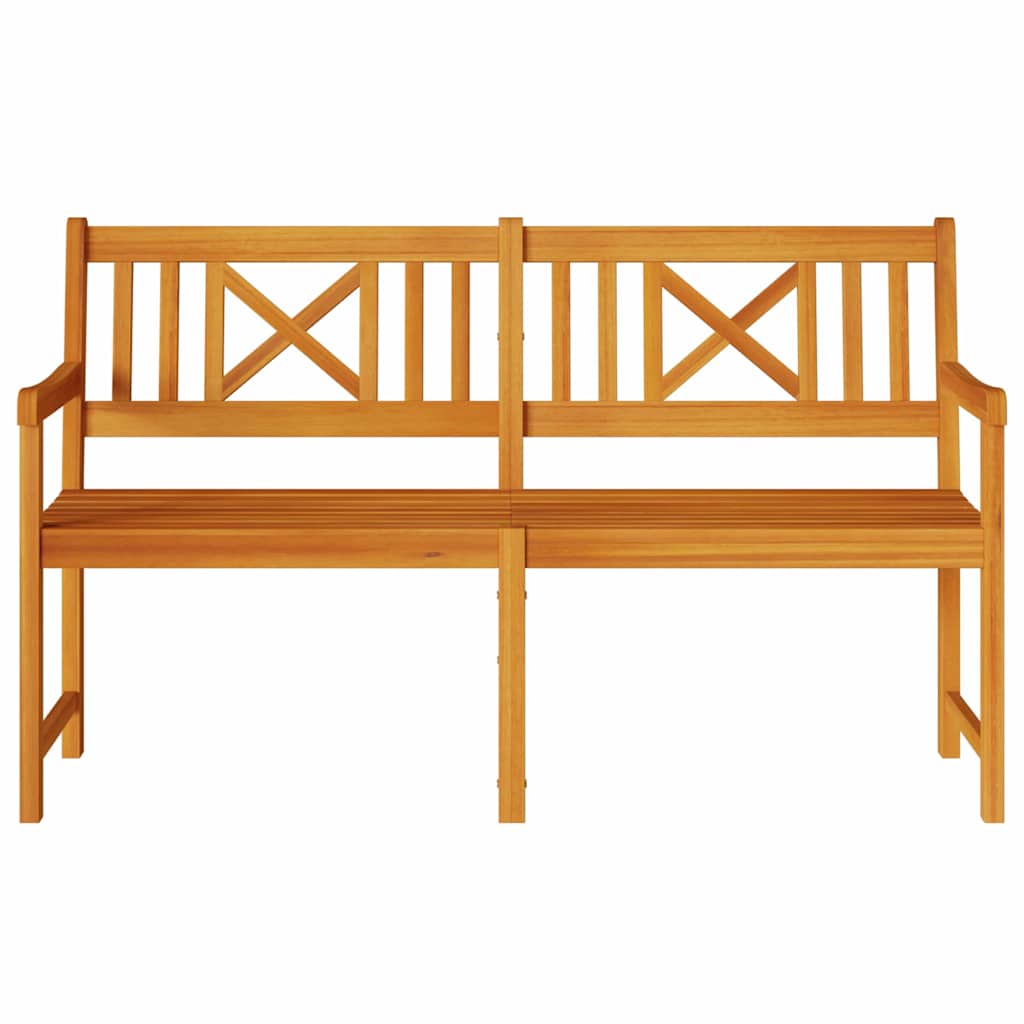 Gartenbank Braun 150 x 56 x 90 cm Massivholz Akazie