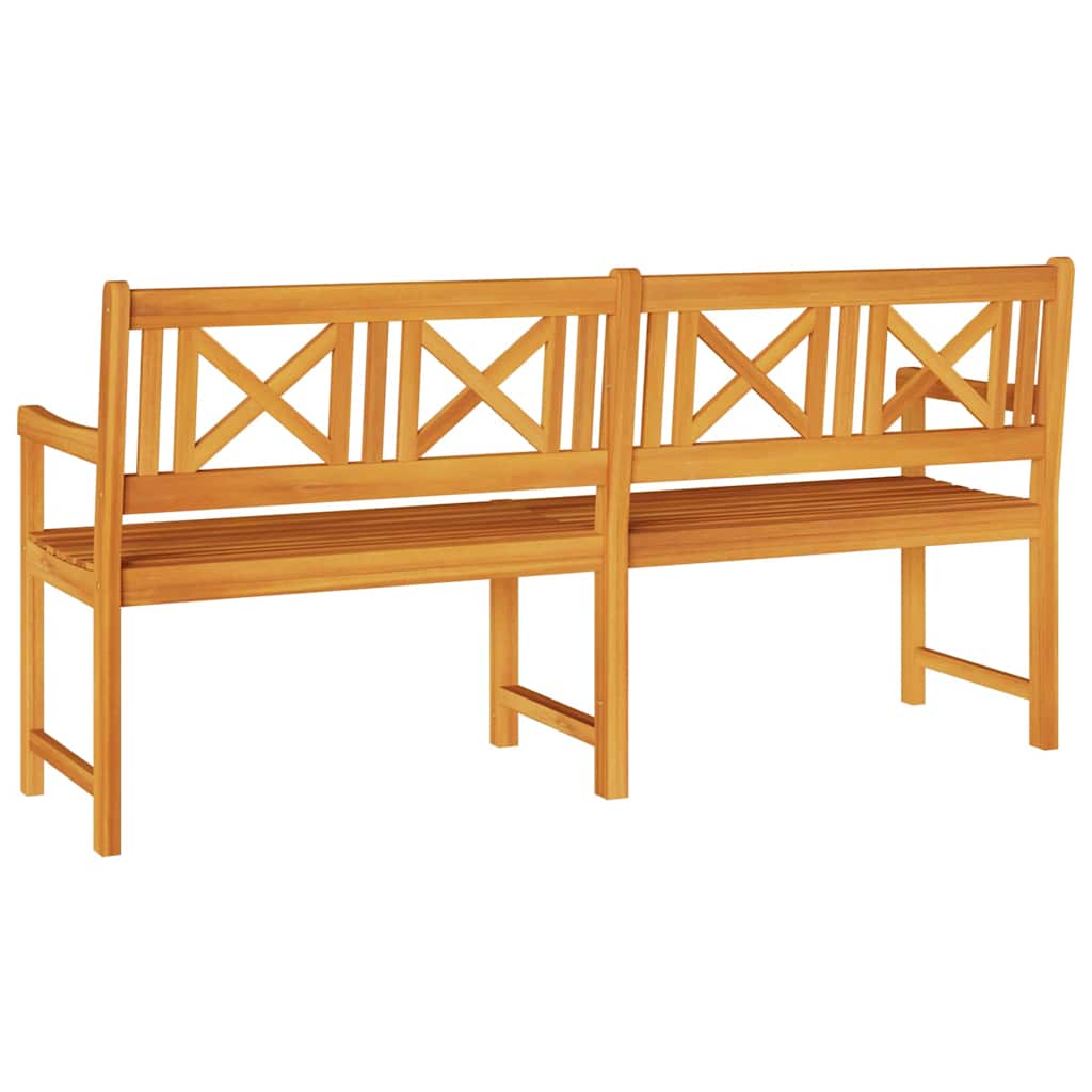 Gartenbank Braun 180 x 56 x 90 cm Massivholz Akazie