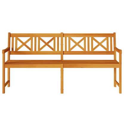 Gartenbank Braun 180 x 56 x 90 cm Massivholz Akazie