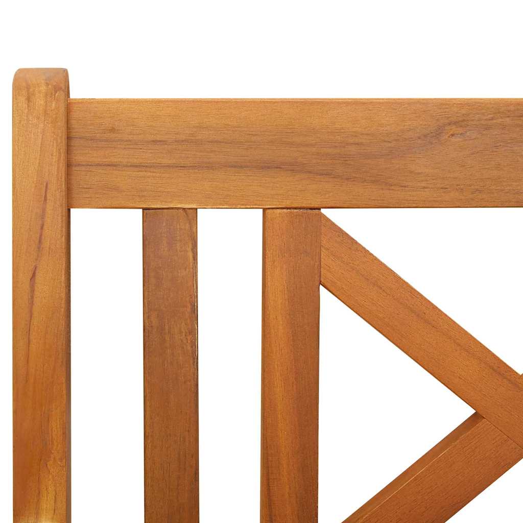 Gartenbank Braun 220 x 56 x 90 cm Massivholz Akazie