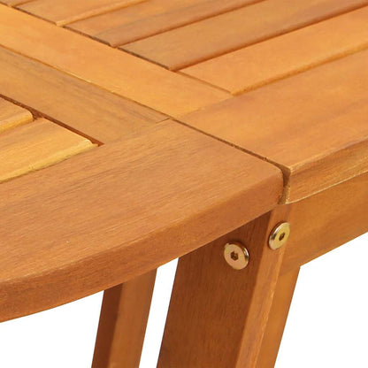 Gartentisch Falten Braun 110 x 60 x 72 cm Massivholz Akazie