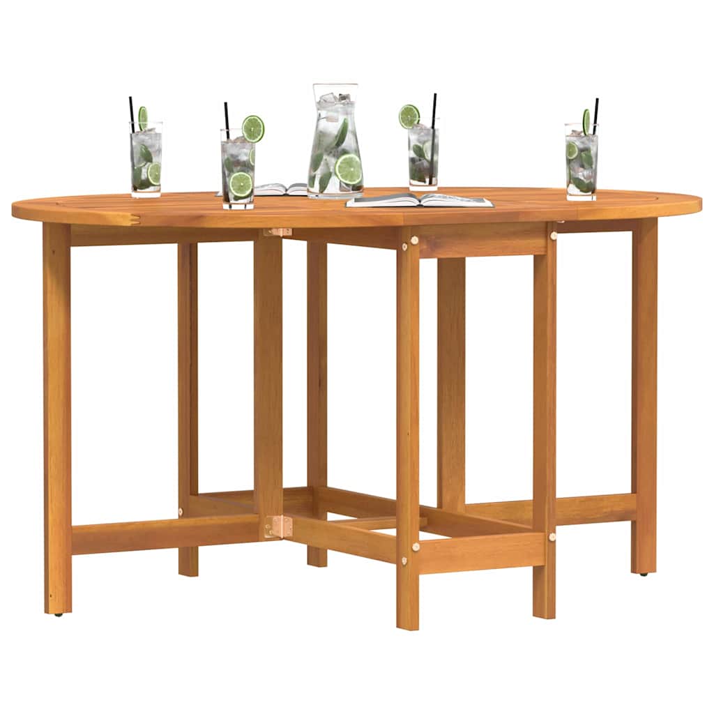 Gartentisch Falten Braun 110 x 60 x 72 cm Massivholz Akazie