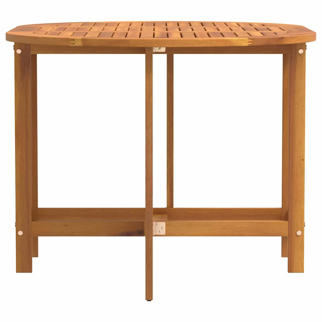 Gartentisch Falten Braun 110 x 60 x 72 cm Massivholz Akazie