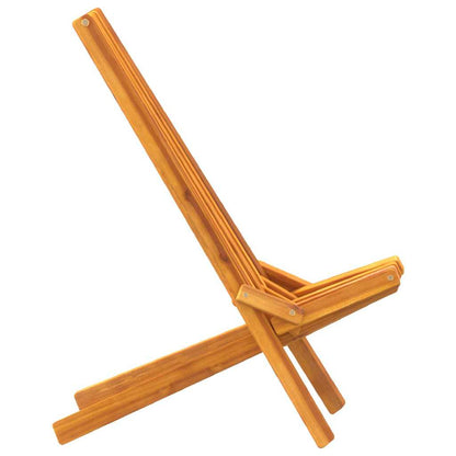 Klappbare Gartenstühle 2 pcs Braun 56 x 69 x 84 m