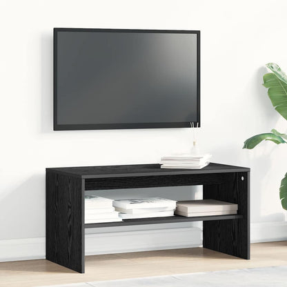 TV-skab Sort Eg Look 80x40x40 cm Træ Materiale