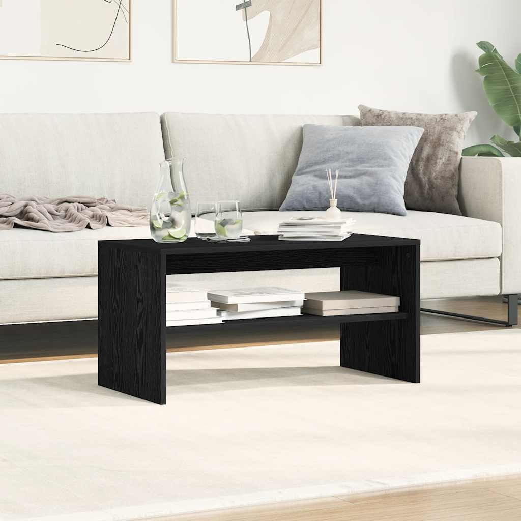 TV-skab Sort Eg Look 80x40x40 cm Træ Materiale