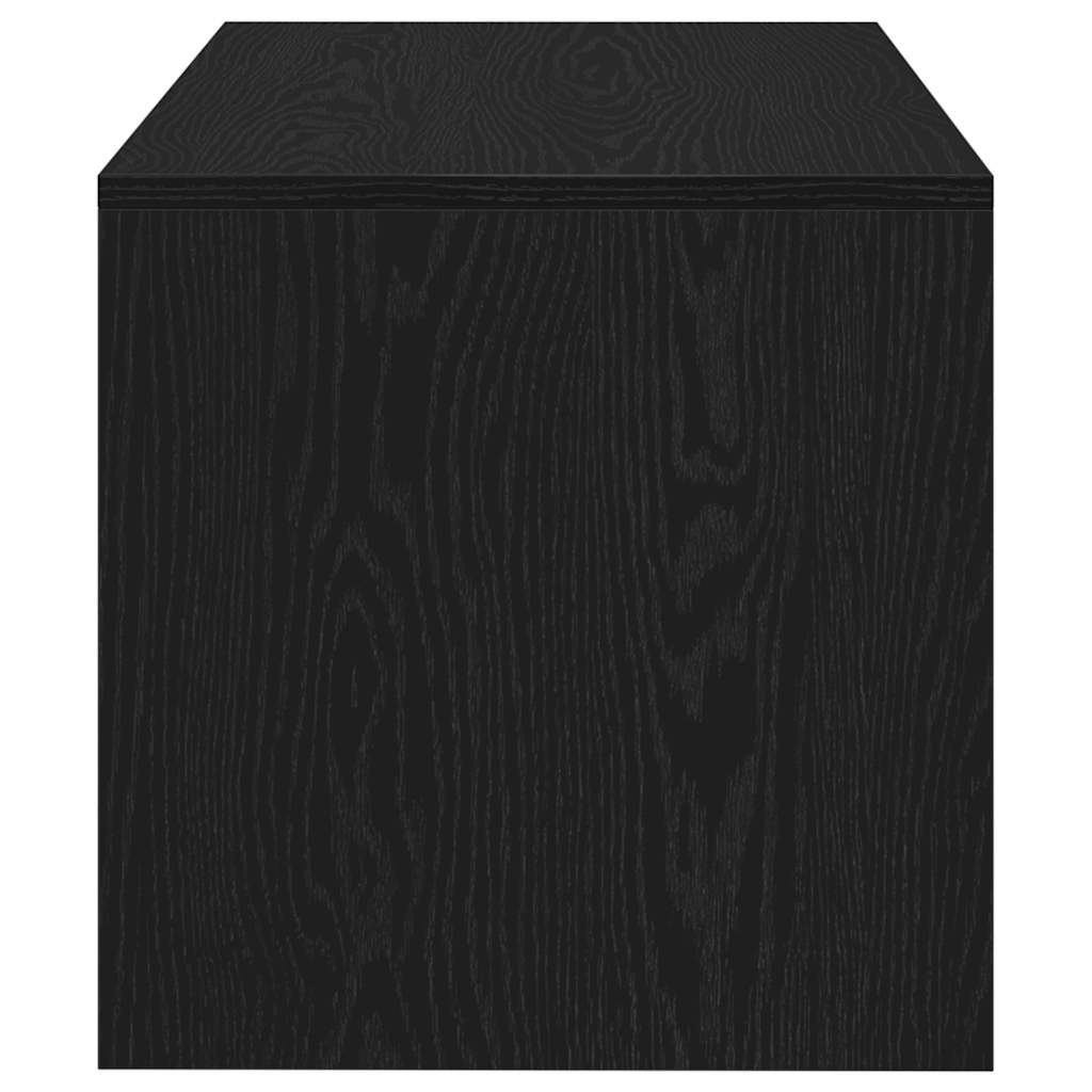 TV-skab Sort Eg Look 80x40x40 cm Træ Materiale