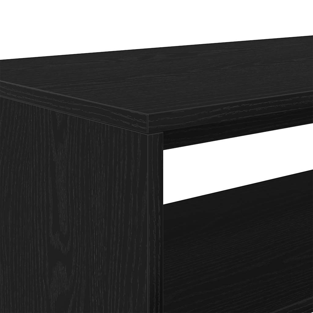 TV-skab Sort Eg Look 80x40x40 cm Træ Materiale