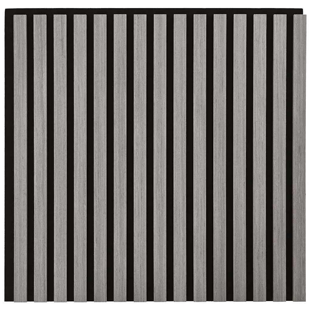 Akustik Wandpaneele 2 Stk. Lamellen 60,5x60 cm Eichenfurnier