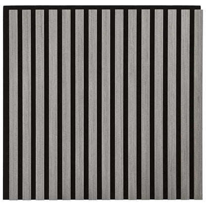 Akustik Wandpaneele 2 Stk. Lamellen 60,5x60 cm Eichenfurnier