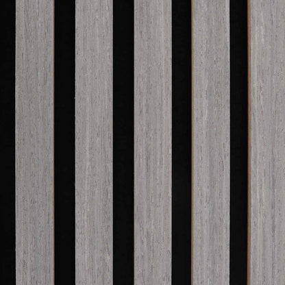 Akustik Wandpaneele 2 Stk. Lamellen 60,5x60 cm Eichenfurnier