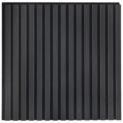 Akustik Wandpaneele 2 Stk. Lamellen 60,5x60 cm Eichenfurnier