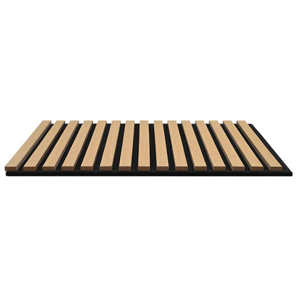 Akustik Wandpaneele 8 Stk. Lamellen 60,5x60 cm Eichenfurnier