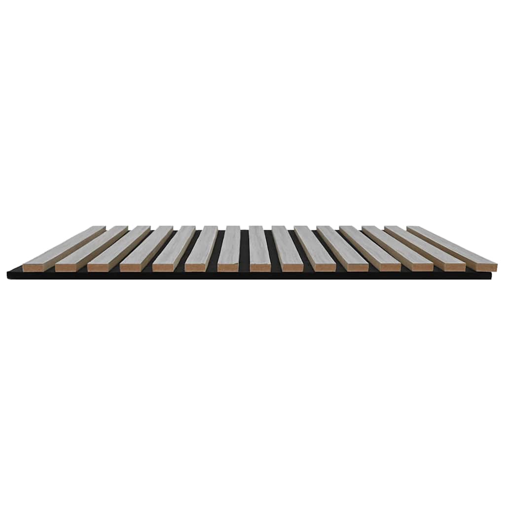 Akustik Wandpaneele 8 Stk. Lamellen 60,5x60 cm Eichenfurnier