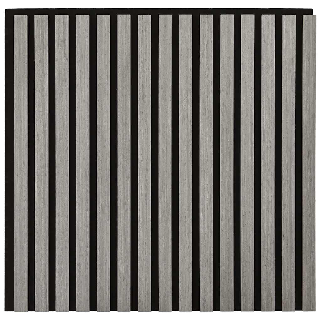Akustik Wandpaneele 8 Stk. Lamellen 60,5x60 cm Eichenfurnier
