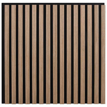 Akustik Wandpaneele 8 Stk. Lamellen 60,5x60 cm Eichenfurnier
